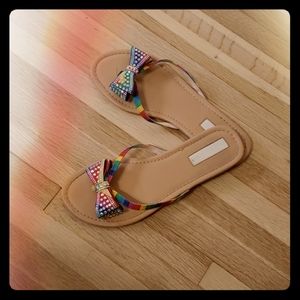 INC Women's Malissa Bow Thong Sandals